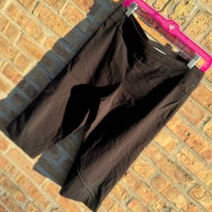 Patchington Elegant Black Cropped Pants Sz 8